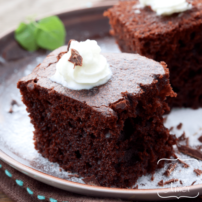 Sensacional Bolo de Chocolate feito com água 1 Bolo de Chocolate feito com água