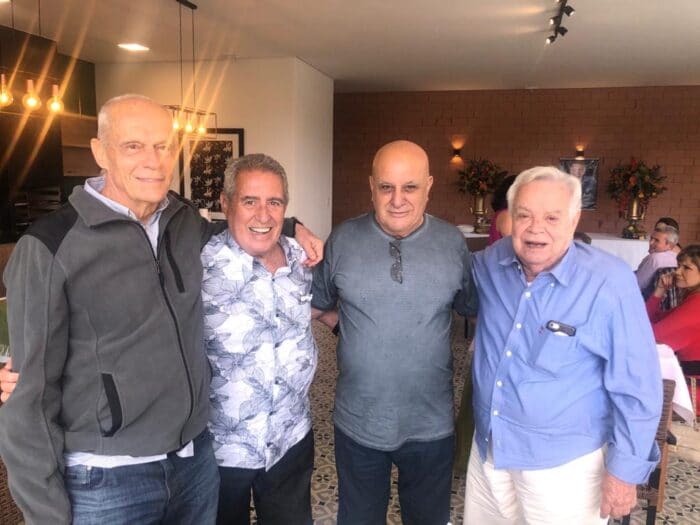 Mathias Méscolin, Eduardo Villela de Andrade, Guilherme Horta e Henrique Netto 
