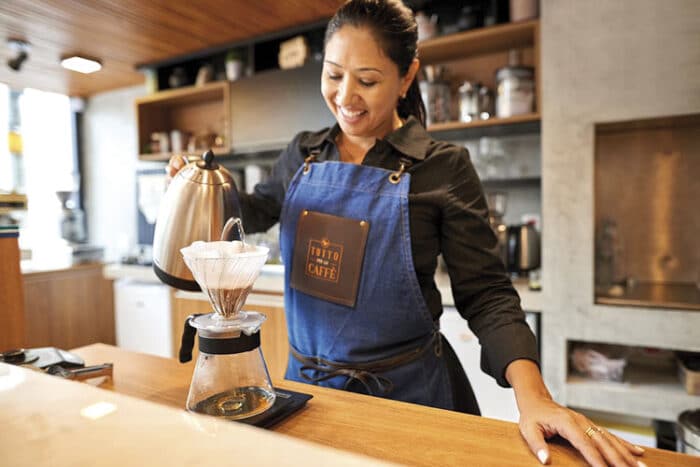 Cafés especiais: Conheça a Tutto Per Lo Caffè em JF 1 Silvia na foto