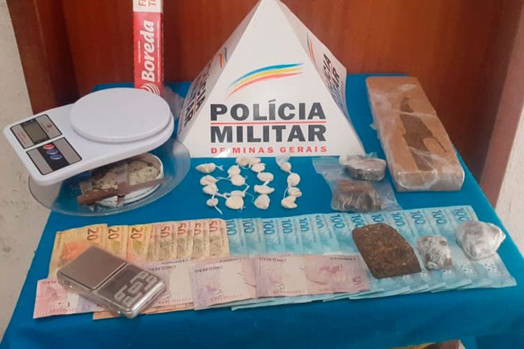 PM encontra droga em quadra esportiva na Zona Nordeste de JF 1 assalto a casal foto pm divulgação