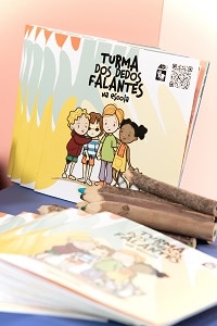 capa do livro turma dos dedos falantes 2