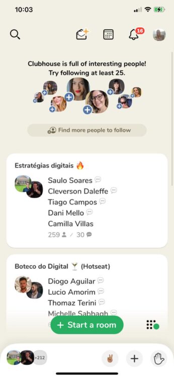 Conheça o Clubhouse, rede social baseada em áudios 2 clubhouse 2 e1612979251908