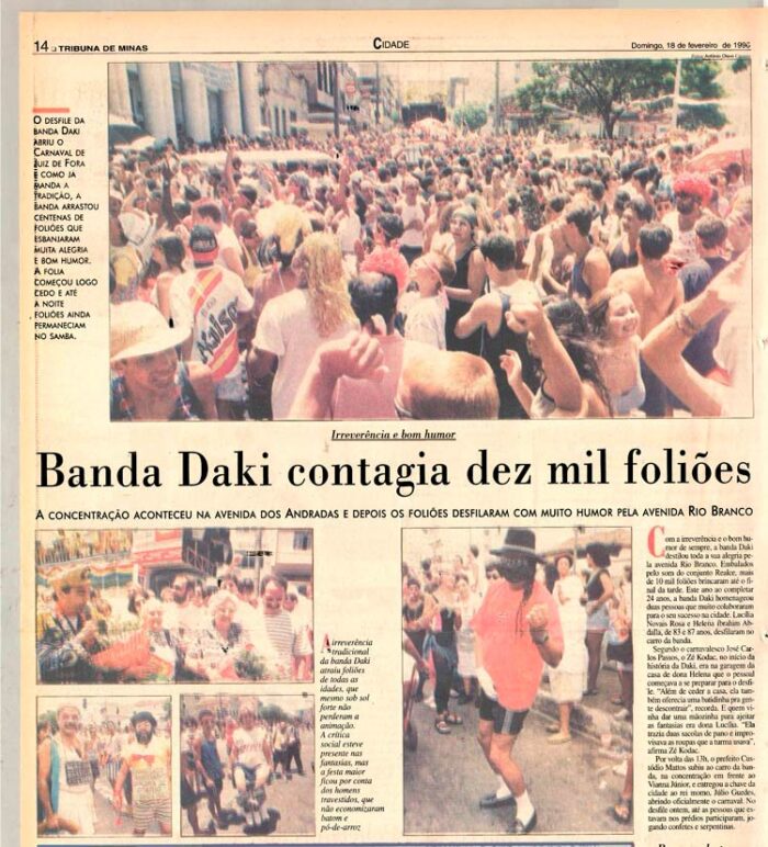 Desfile da Banda Daki une legado e inovação no carnaval juiz-forano 3 banda daki