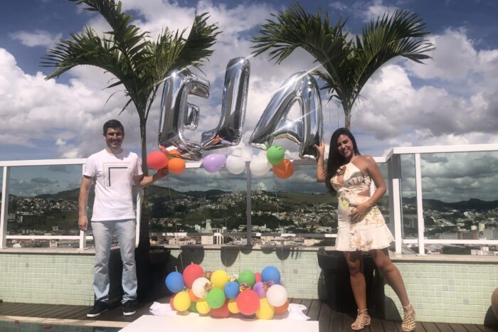 Homero Gonçalves Neto e Wanessa Barbosa anunciando que será uma menina o primeiro ‘baby’ 1 Homero Gonçalves Neto e Wanessa Barbosa anunciando que será uma menina o primeiro ‘baby’