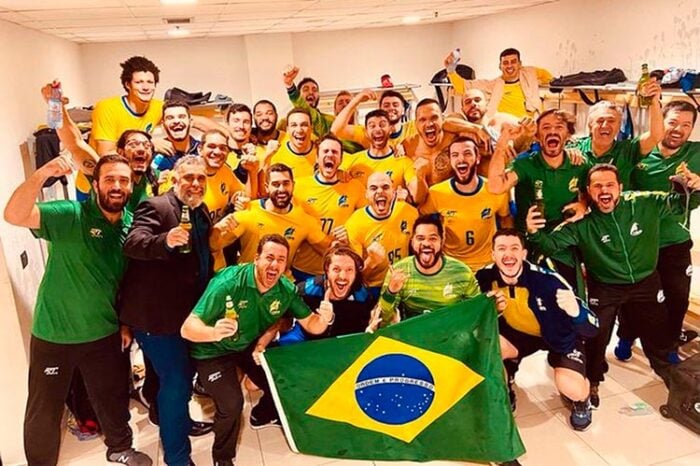 Com juiz-forano Thiagus Petrus, seleção de handebol conquista vaga na Olimpíada de Tóquio 1 Thiagus Petrus handebol foto reprodução instagram