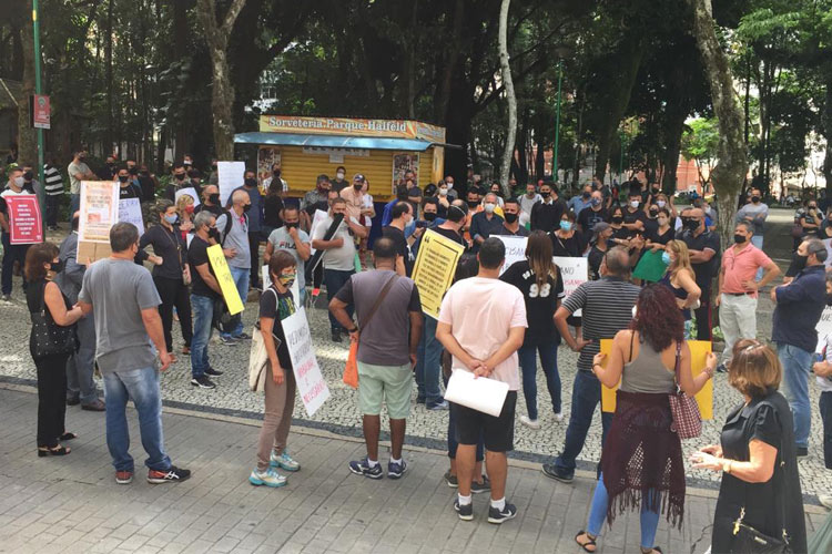 manifestação aglomeração fernando priamo