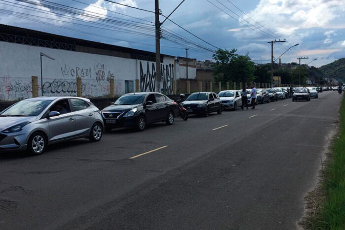 Motoristas de aplicativo paralisam atividades em JF 2 manifestação motoristas app foto fernando priamo2