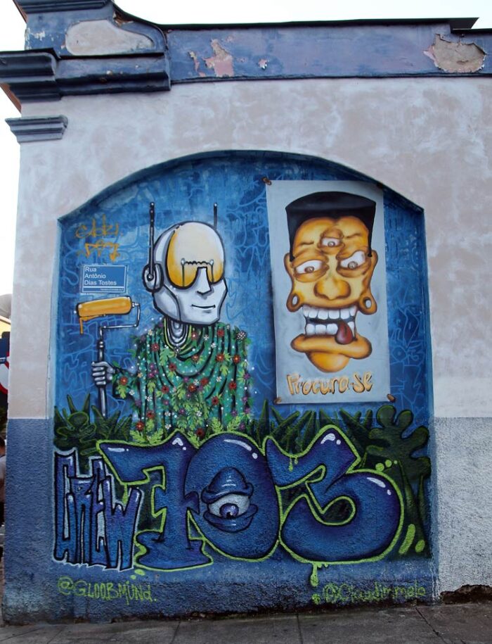 Pelas frestas, grafite vive a realidade da arte sob encomenda 2 grafite
