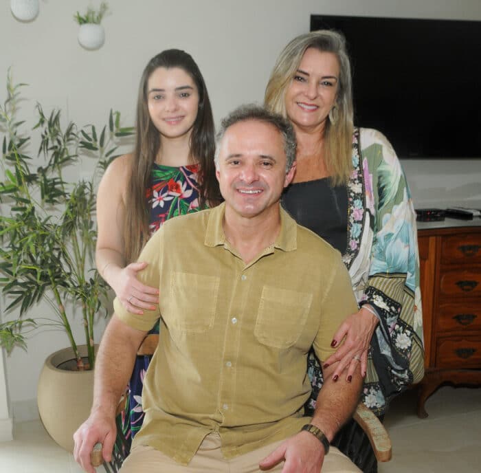 Henrique e Rita Allemand com a filha Marília 2 Henrique e Rita Allemand com a filha Marília Foto: Andréa Ottoni