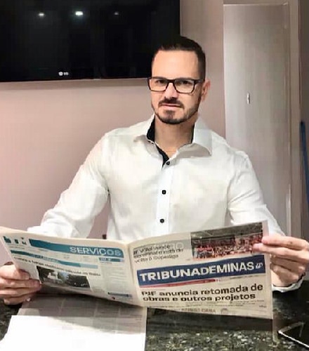 Tribuna 40 anos: conheça os leitores que sempre estiveram com o jornal 6 Rogerio Alves da Silva 3 arquivo Pessoal
