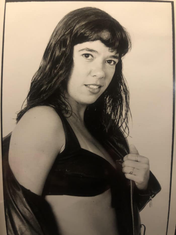 Lilliane Carapinha em 1995 