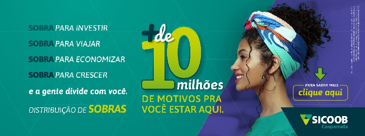 Sicoob Coopemata distribui R$ 10 milhões de sobras entre associados 3 Banner materia