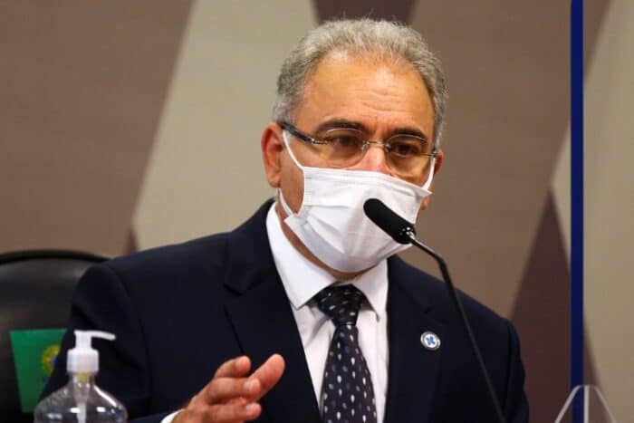 Ministro da Saúde afirma que Copa América no Brasil não traz risco adicional de coronavírus 3 08 06 21 cpi marcelo queiroga marcelo camargo agencia brasil