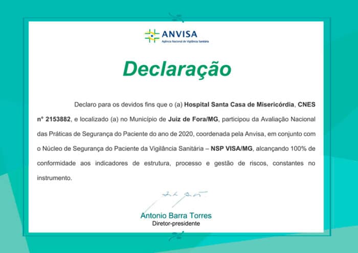 Declaracao 1458584 Santa Casa Juiz de Fora MG