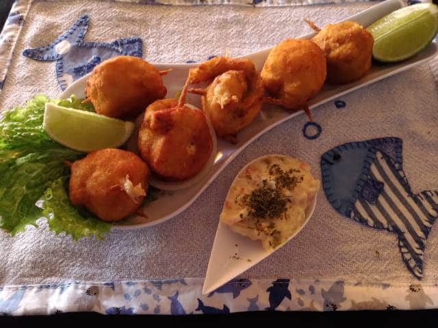 Tilapia recheada com Provolone Point