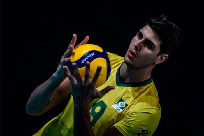 Juiz-forano Felipe Roque sofre lesão e está fora da Liga das Nações de Vôlei 1 Volei Felipe Roque foto Divulgacao FIVB