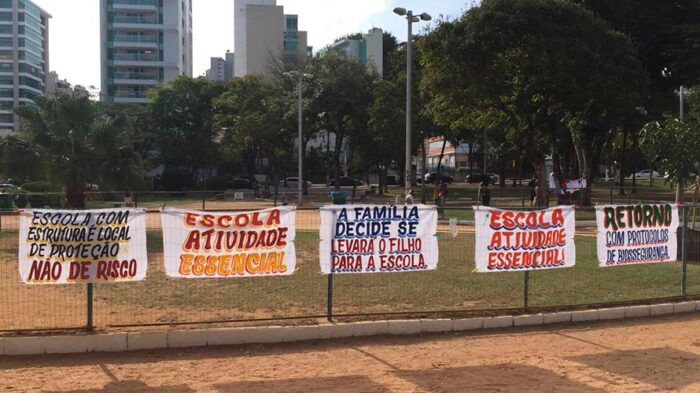 Escolas Abertas realiza ato “Segunda sem tela!” em Juiz de Fora 1 ato escolas abertas foto fernando priamo
