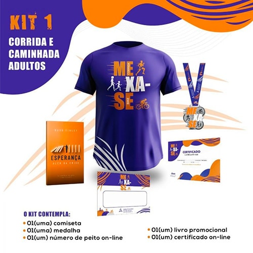 5ª Corrida Mexa-se Pela Vida irá ocorrer de forma virtual 1 corrida kit1 divulgacao