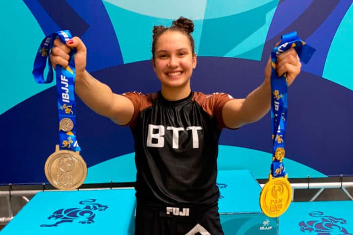 Entre a saudade e o amor pelo jiu-jítsu, juiz-forana coleciona conquistas nos EUA 2 maria ruffato medalhas