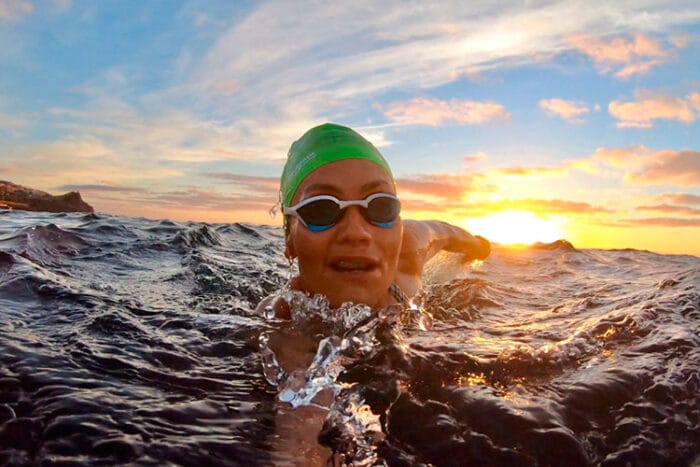 Juiz-forana busca ser a primeira mulher a nadar 40km em rio português 1 mayra santos nadadora arquivo pessoal