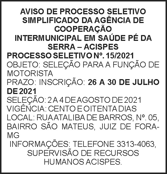 Acispes - Processo Seletivo 4 1 ACISPES 15