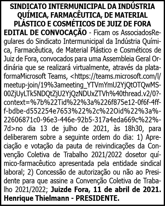 Sindicato Intermunicipal da Indústria Química, Farmacêutica de Material Plástico 4 1 FARMACIA