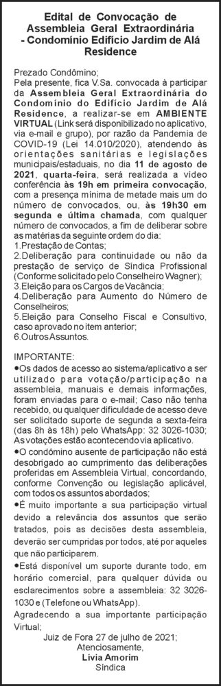 1 JARDIM DE ALA