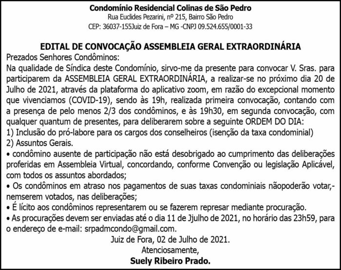 Cond. Residencial Colinas de São Pedro 4 1 SAO PEDRO