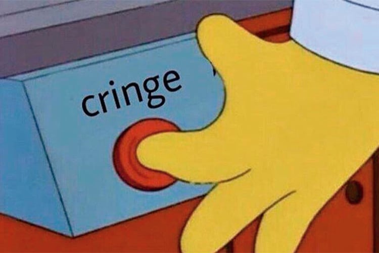 Imagem: De repente cringe