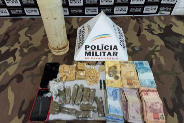 Irmãos são presos em ação contra o tráfico no Jóquei Clube II 1 02 08 2021 Trafico Joquei Clube II foto Divulgacao PM