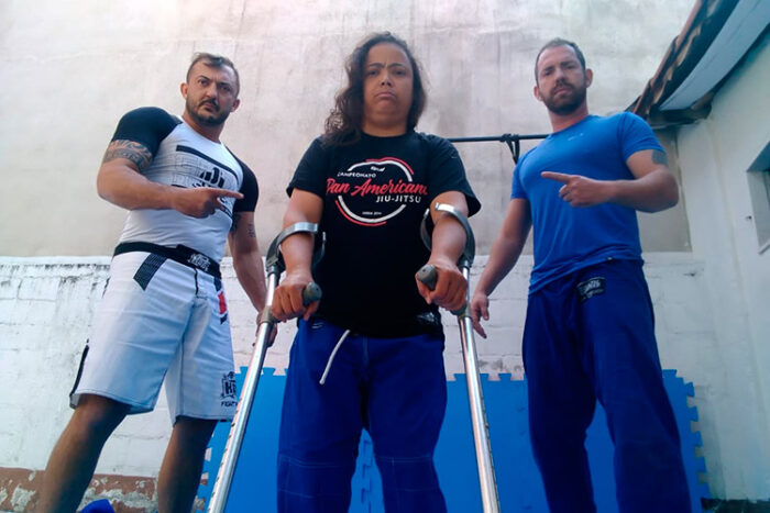 Pela valorização do parajiu-jítsu, juiz-forana disputa Brasileiro e terá luta casada com Poliana Botelho, do UFC 1 03 Marcelina jiu jitsu arquivo pessoal