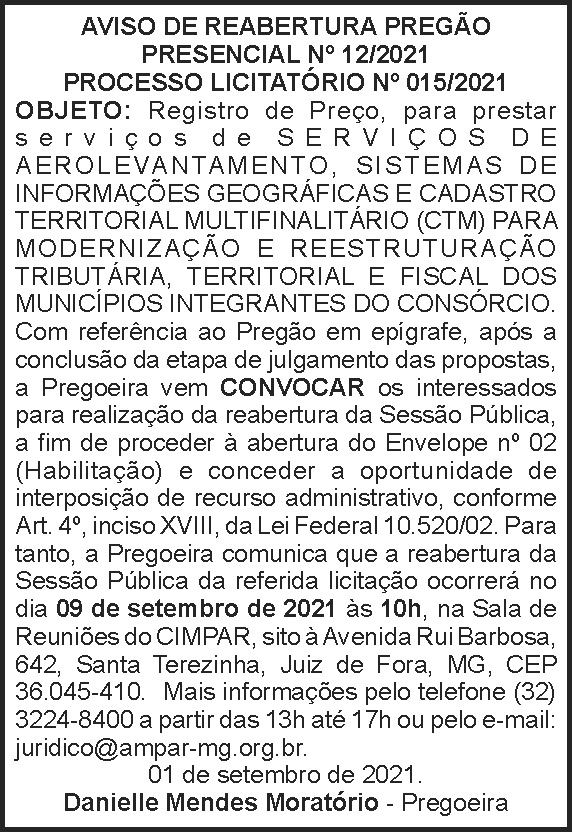 Edital - Reabertura pregão presencial 4 1 CIMPAR 12