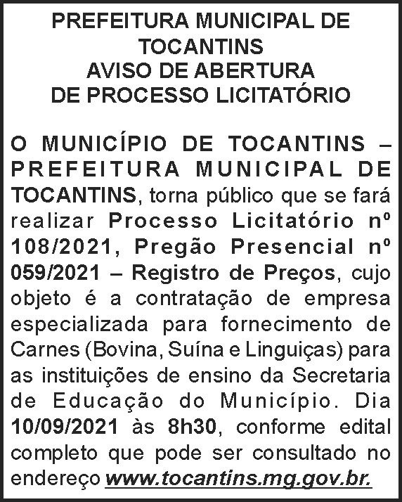 1 TOCANTINS 059