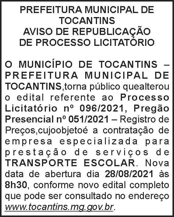 1 TOCANTINS 096 1