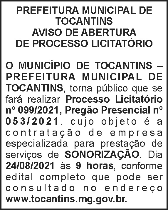 1 TOCANTINS 099