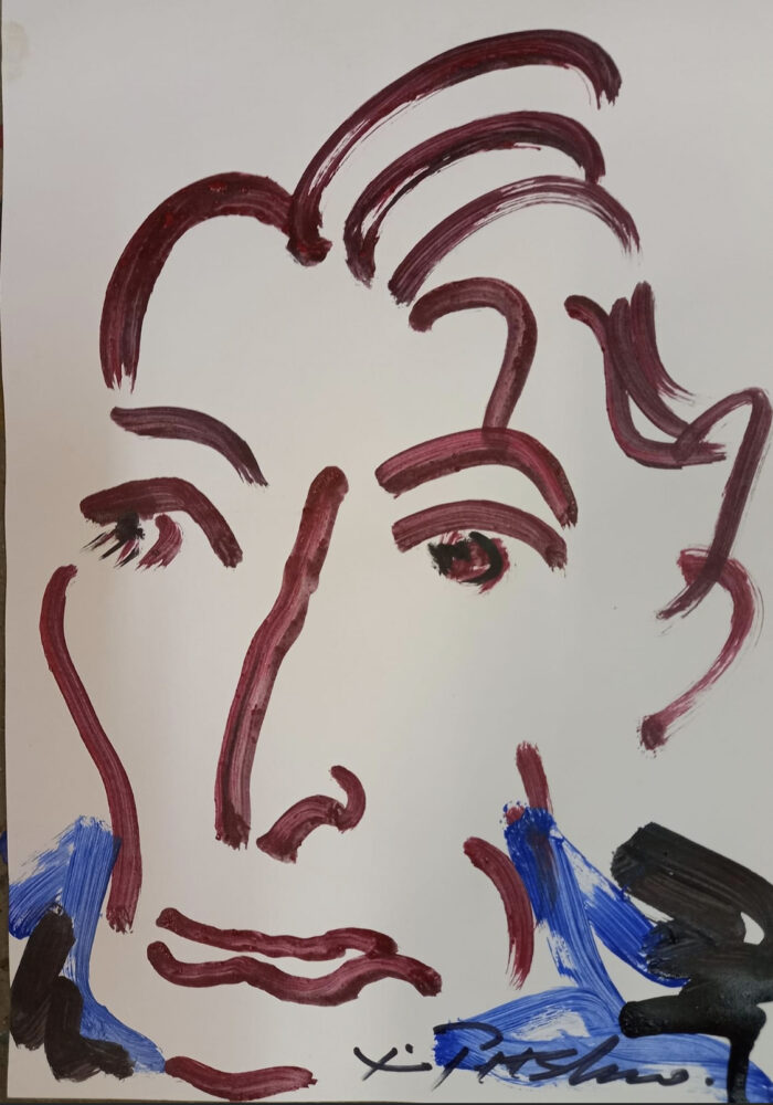 Charlie Watts 240821 Pintado por Fernando Pacheco