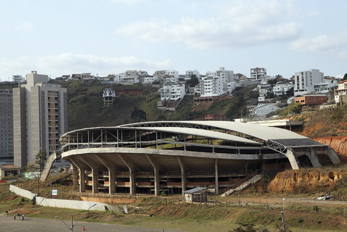 PJF lança edital para a retomada das obras do Ginásio Municipal 1 Ginasio municipal fernando priamo 6