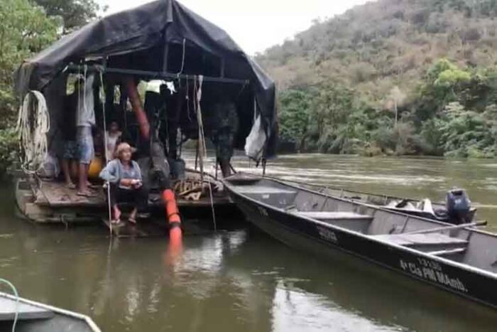 Trio é detido em garimpo irregular de ouro em Volta Grande 2 garimpo ilegal volta grande 1