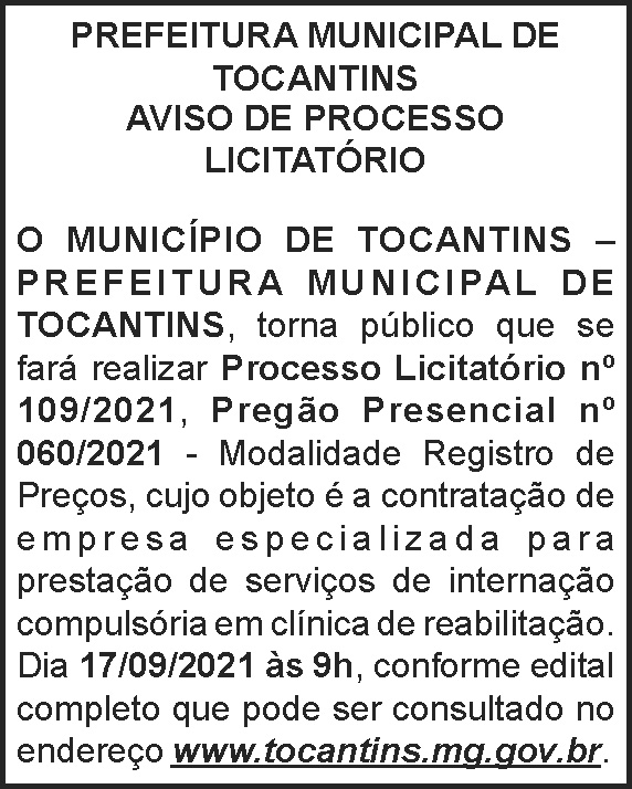1 TOCANTINS 109