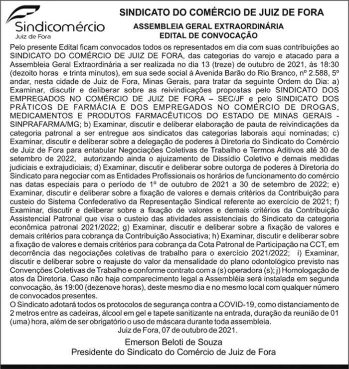 Sindicomércio de Juiz de Fora 4 1 SINDICOMERCIO