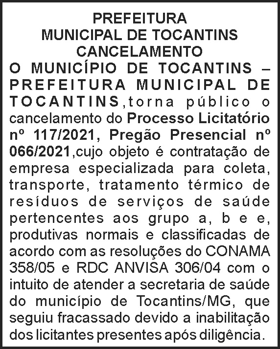 1 TOCANTINS 117