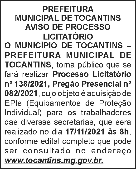 1 TOCANTINS 138