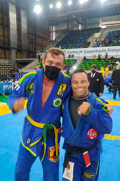 Jiu Jitsu Linus e Jonathan foto arquivo pessoal