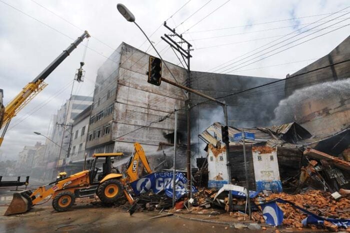 Justiça determina leilão de imóvel no Centro para pagar vítimas de incêndio de 2011