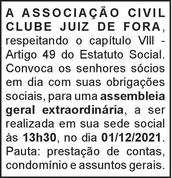 Associação Civil Clube de Juiz de Fora 4 1 CIVIL