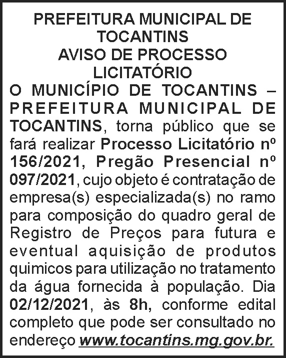 1 TOCANTINS 156