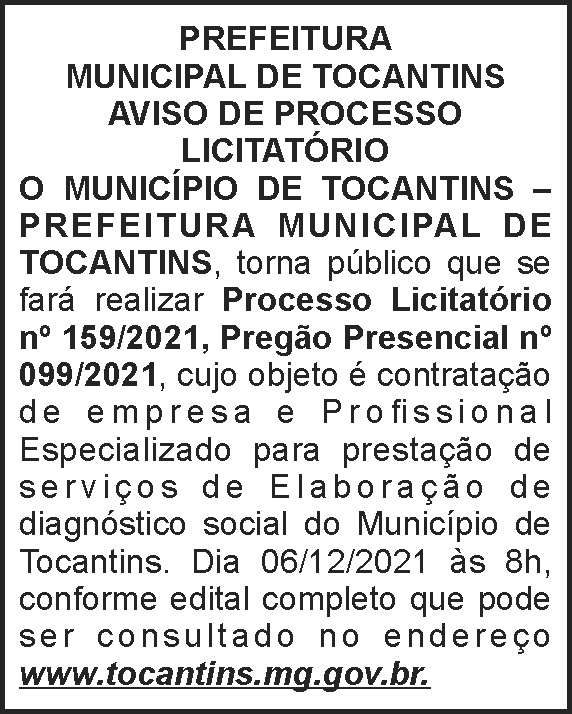 1 TOCANTINS 159