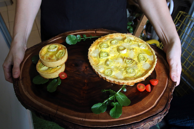 Tem livro, tem planta e, em tudo, tem comida 1 Quiche