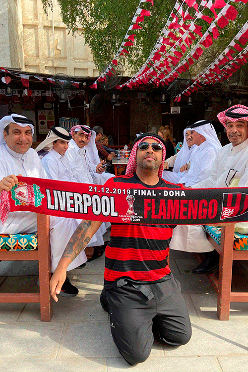 Flamenguistas e Palmeirenses saem de JF para assistir a final da Libertadores no Uruguai 2 Romulo