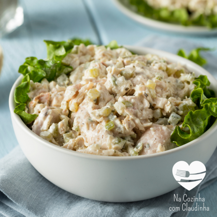 Salpicão cremoso simples de Natal 1 Salpicão cremoso simples de Natal